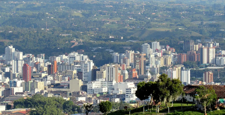 Vista panorámica de Pereira, Colombia.
